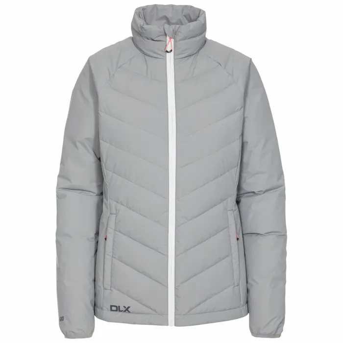 Sondra DLX Down Jacket Platinum Women Trespass Down Jackets