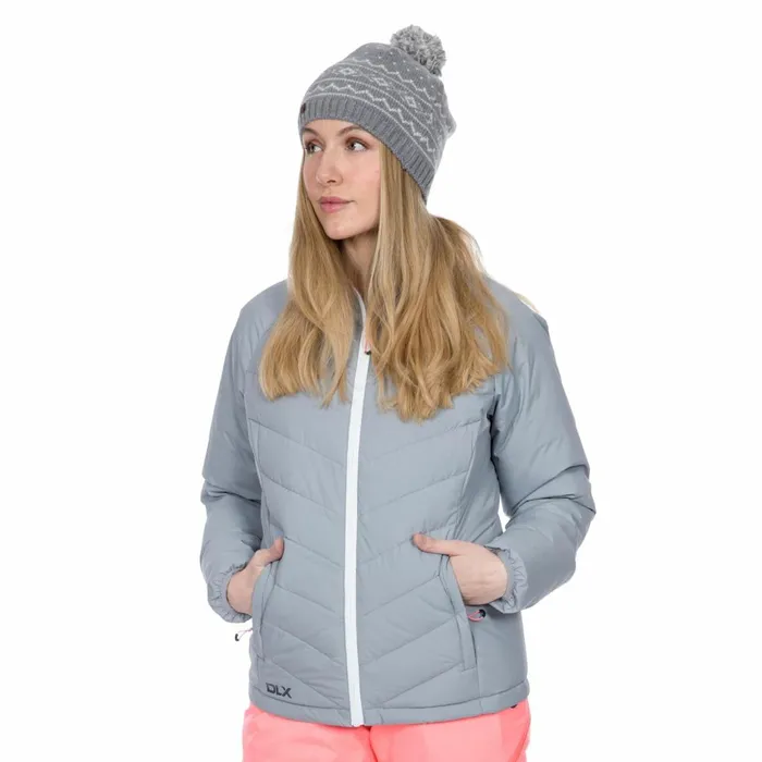 Sondra DLX Down Jacket Platinum Women Trespass Down Jackets