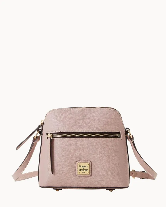 Sorrento Zip Domed Crossbody Mushroom Women Dooney and Bourke Crossbodies
