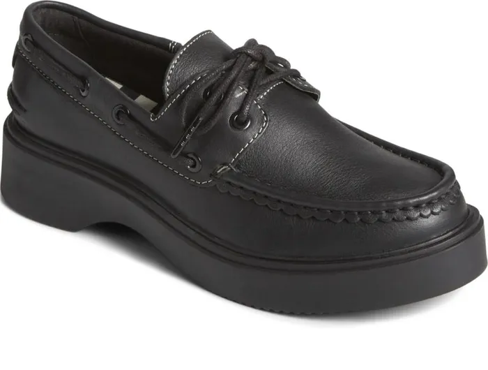Sperry Boat Shoes Women Bayside Boat Shoe Black Sperry Boat Shoes Women Bayside Boat Shoe Black