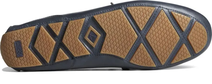 Sperry Boots Men Davenport Deboss Leather 1Eye Driver Navy