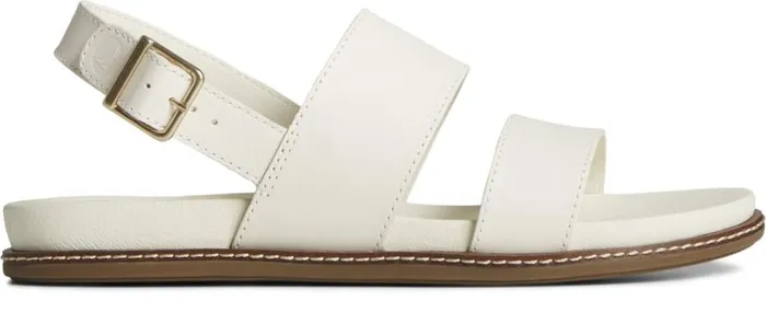 Sperry Sandals Women Waveside PLUSHWAVE Backstrap Sandal Ivory