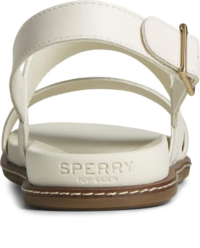 Sperry Sandals Women Waveside PLUSHWAVE Backstrap Sandal Ivory Sperry Sandals Women Waveside PLUSHWAVE Backstrap Sandal Ivory