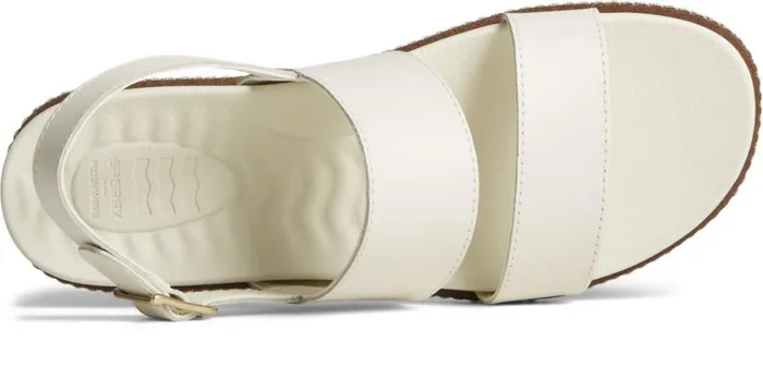 Sperry Sandals Women Waveside PLUSHWAVE Backstrap Sandal Ivory Sperry Sandals Women Waveside PLUSHWAVE Backstrap Sandal Ivory