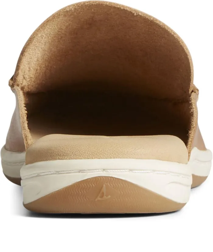 Sperry Sneakers Women Mulefish Leather Boat Shoe Tan