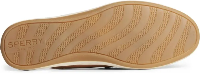 Sperry Sneakers Women Mulefish Leather Boat Shoe Tan