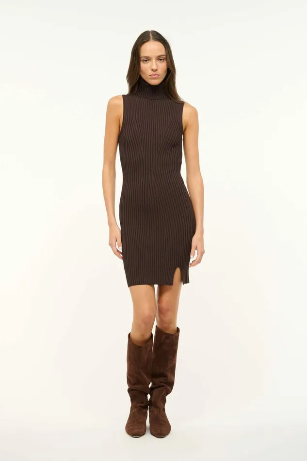 STAUD CALLUM DRESS Earth Women Dresses