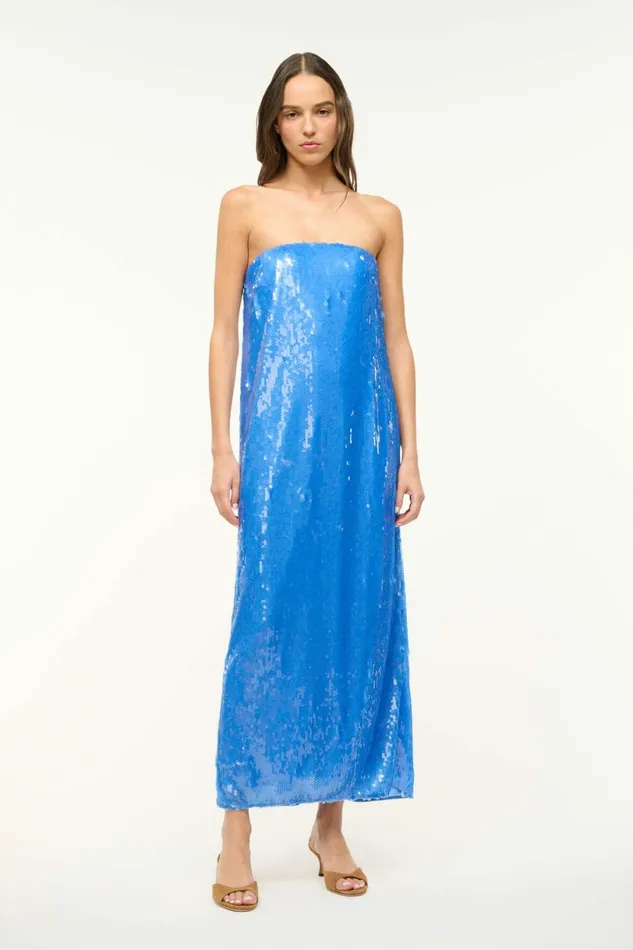 STAUD CASEY DRESS Cornflower Women Dresses