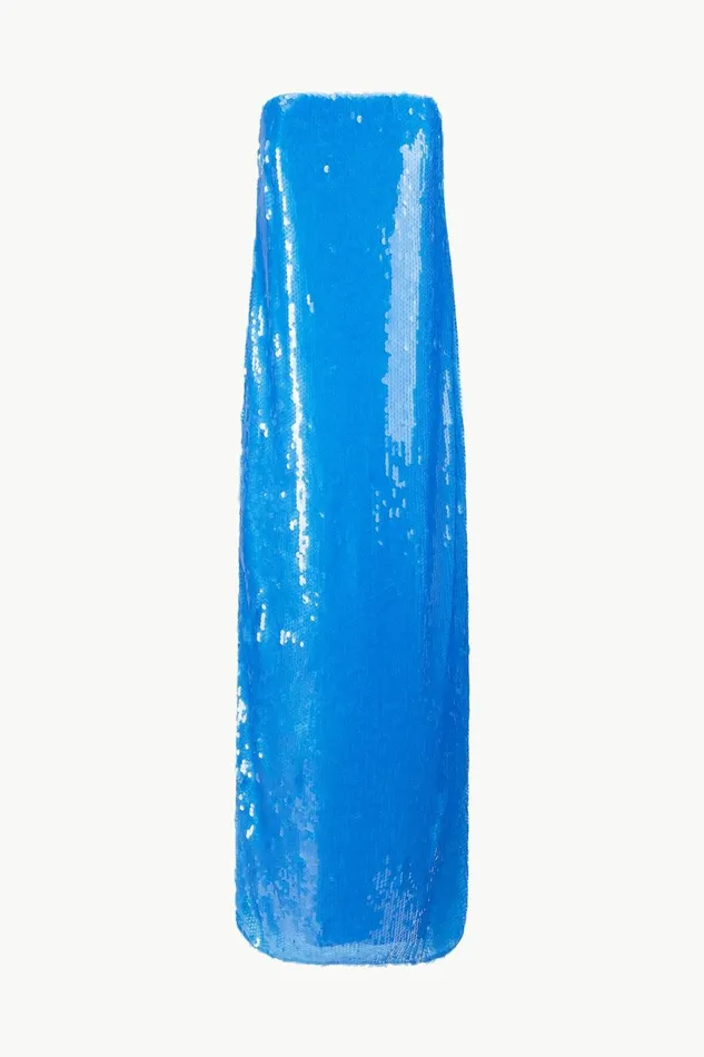STAUD CASEY DRESS Cornflower Women Dresses STAUD CASEY DRESS Cornflower Women Dresses