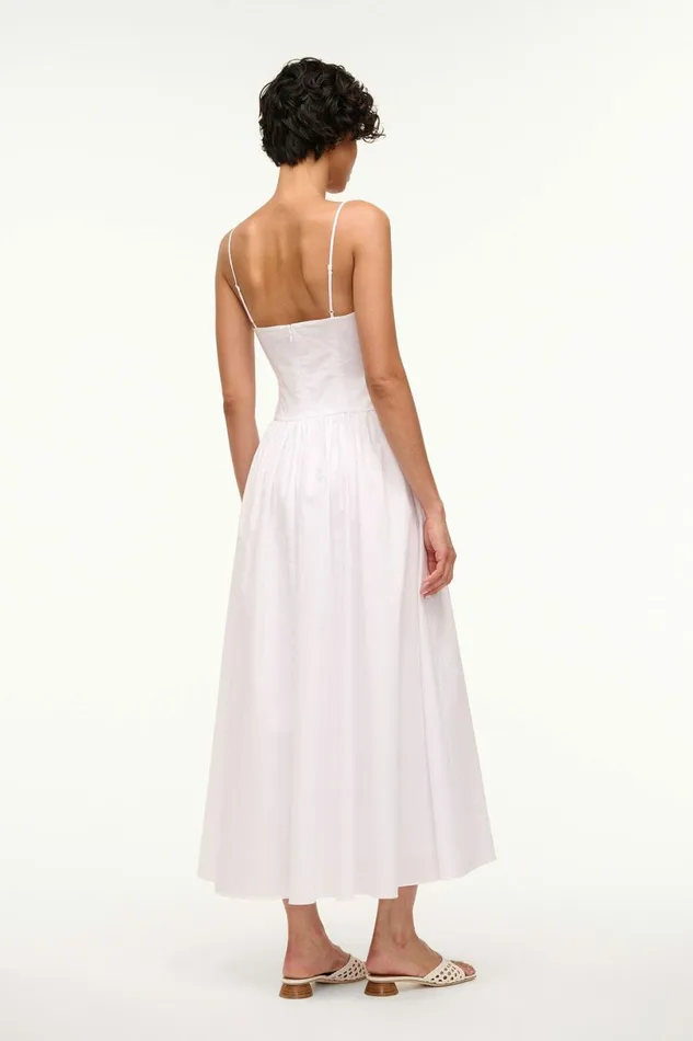STAUD DENA DRESS White Women Dresses