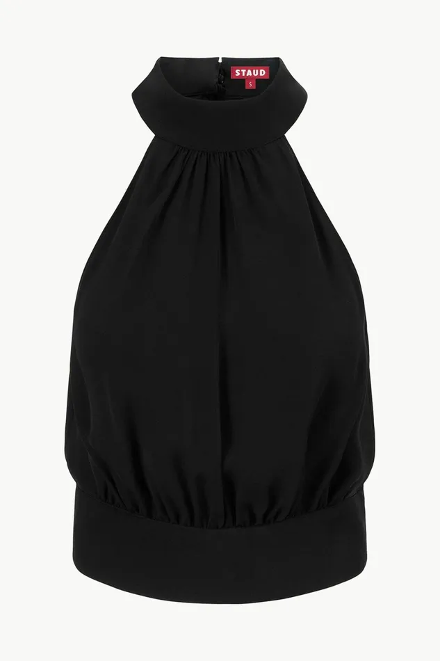 STAUD DEWI TOP Black Women Silk