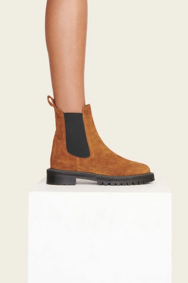 STAUD DUTCH BOOT Tan Women Boots STAUD DUTCH BOOT Tan Women Boots