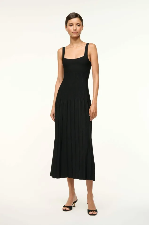 STAUD ELLISON DRESS Black Women Dresses