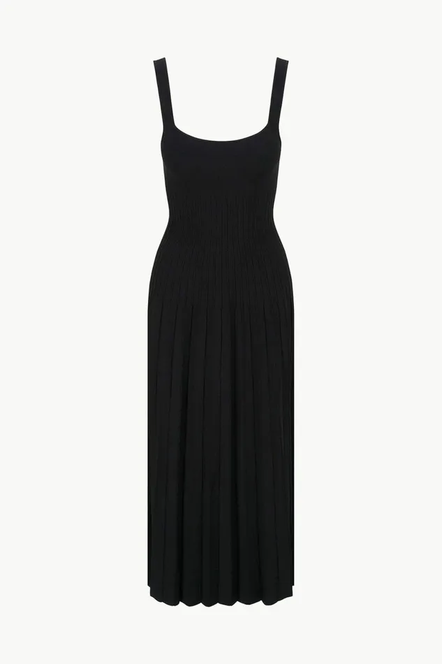 STAUD ELLISON DRESS Black Women Dresses