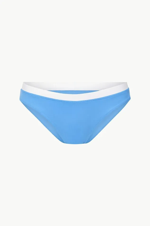 STAUD GEMMA BIKINI BOTTOM Azure White Women Swim STAUD GEMMA BIKINI BOTTOM Azure White Women Swim