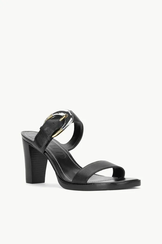 STAUD HARLOW HIGH HEEL SANDAL Black Women Heels STAUD HARLOW HIGH HEEL SANDAL Black Women Heels