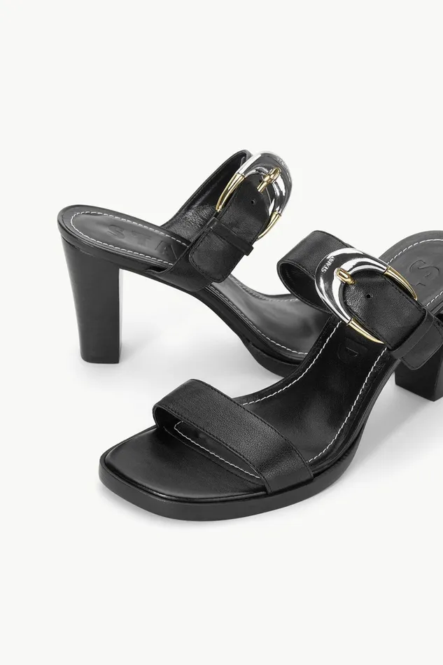 STAUD HARLOW HIGH HEEL SANDAL Black Women Heels STAUD HARLOW HIGH HEEL SANDAL Black Women Heels