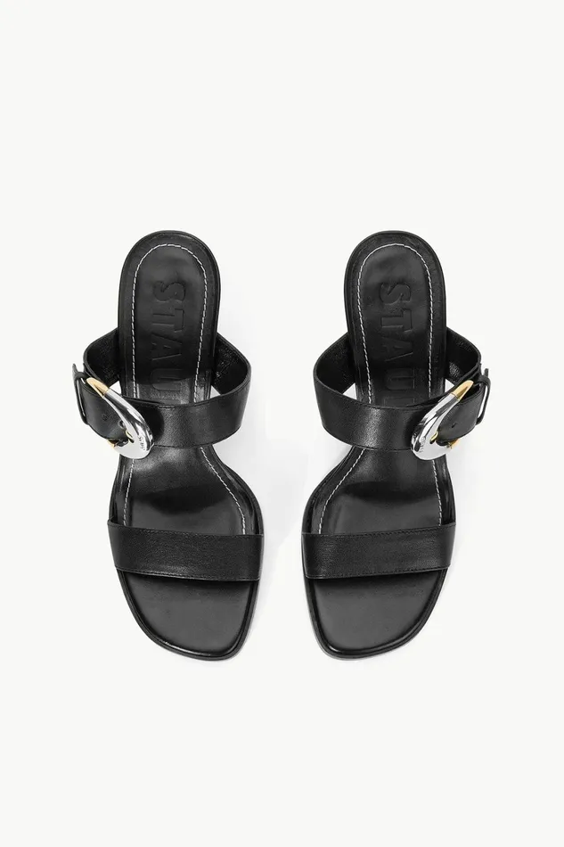 STAUD HARLOW HIGH HEEL SANDAL Black Women Heels STAUD HARLOW HIGH HEEL SANDAL Black Women Heels