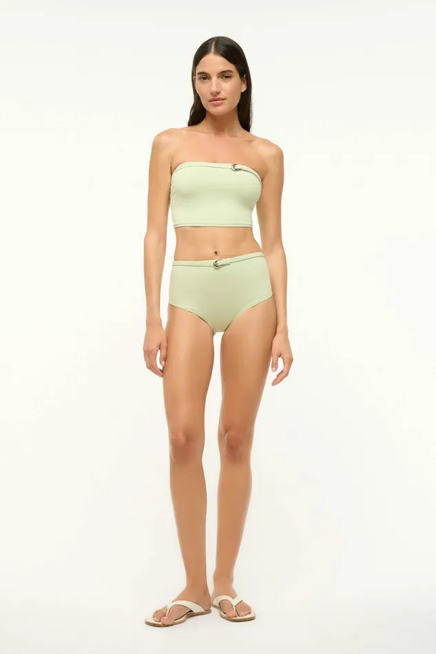 STAUD JUNO BIKINI TOP Pale Jade Women Swim