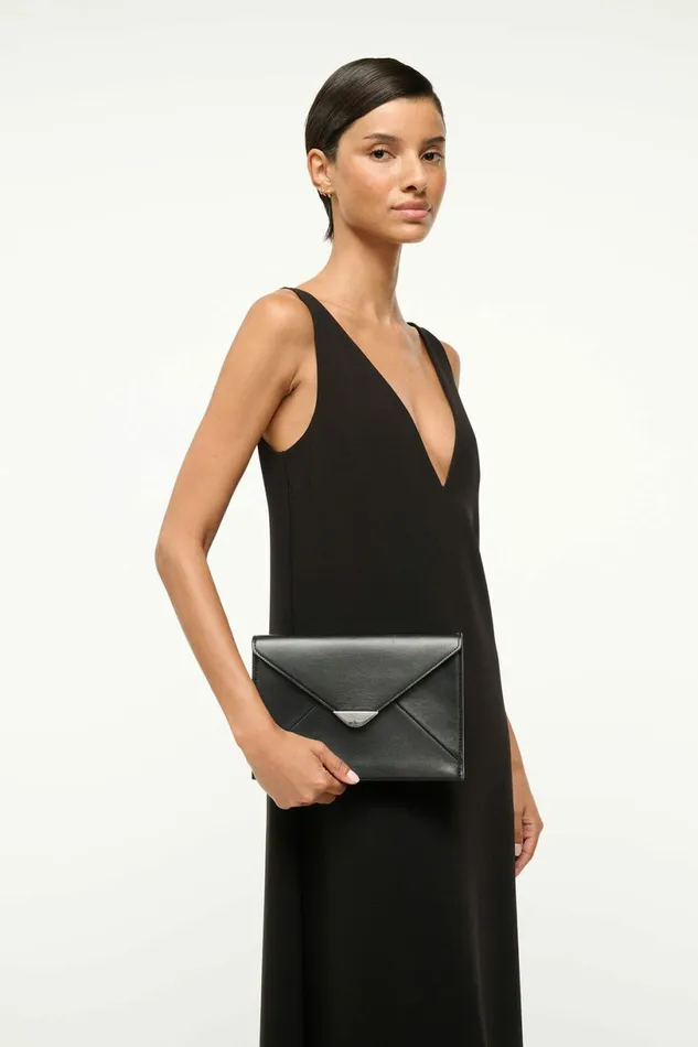 STAUD MARCELLA CLUTCH Black Women The Evening Edit