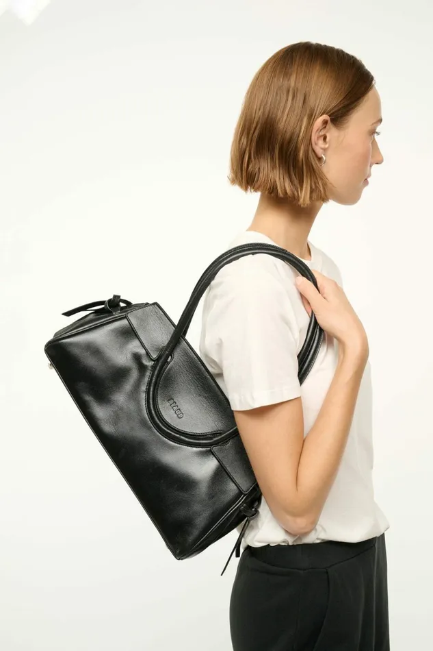 STAUD MAUDE SHOULDER BAG Black Women Shoulder STAUD MAUDE SHOULDER BAG Black Women Shoulder