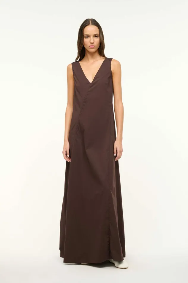 STAUD ROMA DRESS Earth Women Dresses