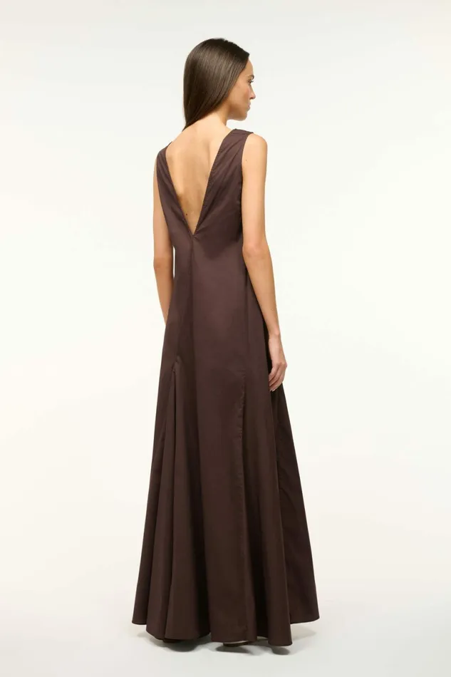STAUD ROMA DRESS Earth Women Dresses STAUD ROMA DRESS Earth Women Dresses