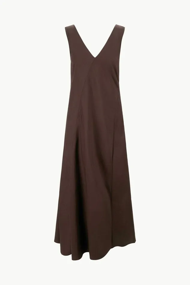 STAUD ROMA DRESS Earth Women Dresses STAUD ROMA DRESS Earth Women Dresses