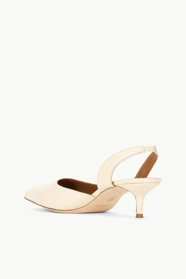 STAUD SEBASTIAN SLINGBACK Cream Women The Evening Edit STAUD SEBASTIAN SLINGBACK Cream Women The Evening Edit
