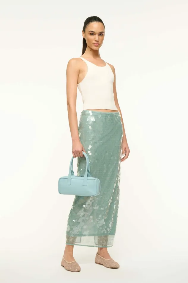 STAUD THE DUDE SHOULDER BAG Mist Women Shoulder STAUD THE DUDE SHOULDER BAG Mist Women Shoulder