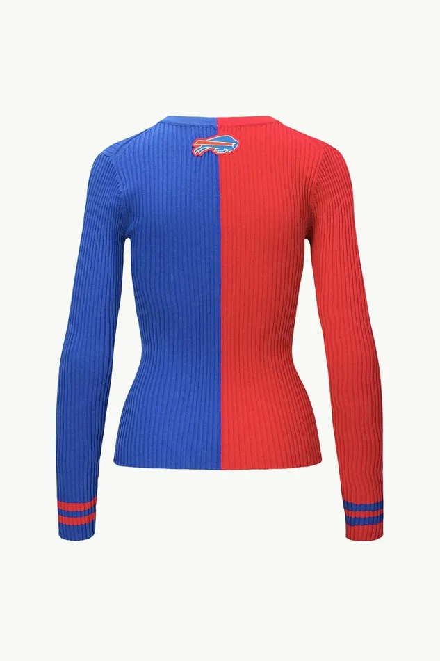 STAUD THE NFL CARGO SWEATER Buffalo Bills Women Tops