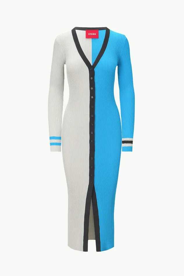 STAUD THE NFL SHOKO SWEATER Carolina Panthers Women Dresses STAUD THE NFL SHOKO SWEATER Carolina Panthers Women Dresses
