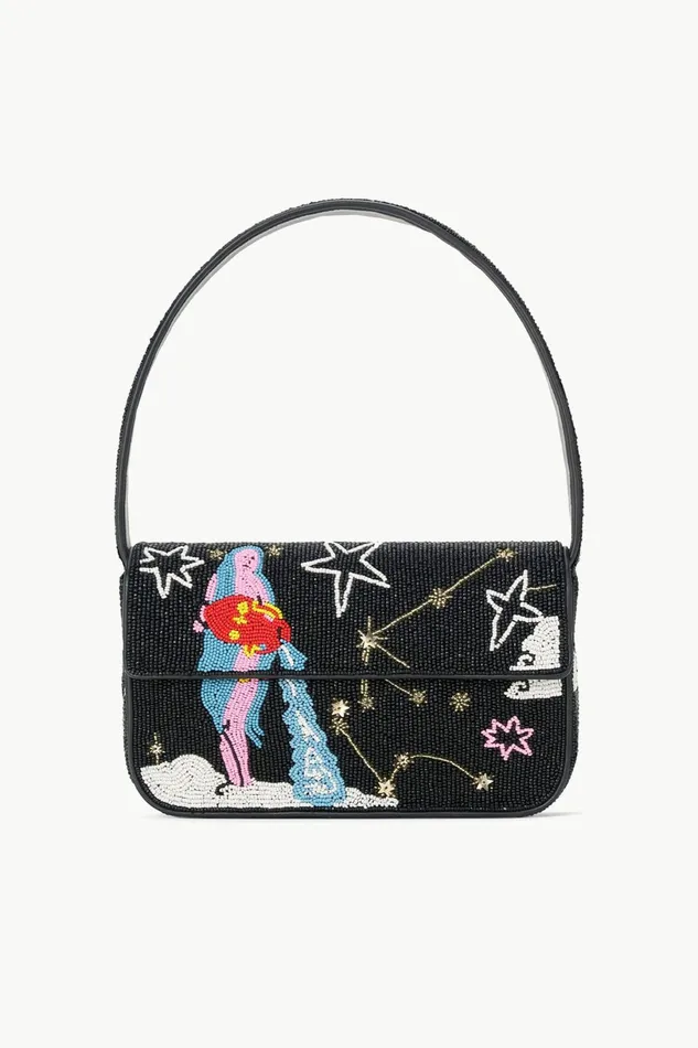 STAUD TOMMY BEADED BAG Aquarius Women Shoulder