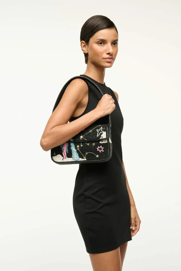 STAUD TOMMY BEADED BAG Aquarius Women Shoulder STAUD TOMMY BEADED BAG Aquarius Women Shoulder
