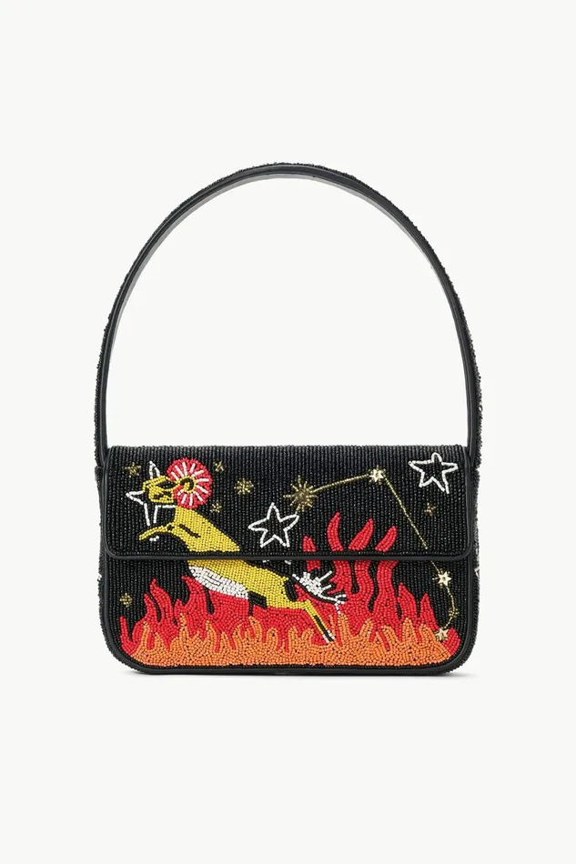STAUD TOMMY BEADED BAG Aries Women Shoulder