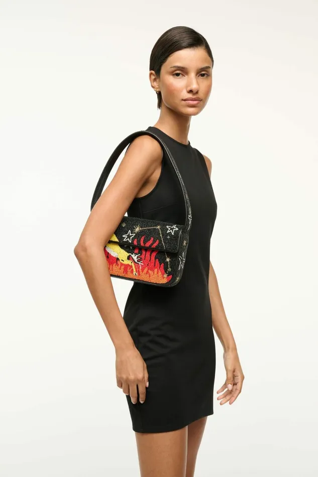 STAUD TOMMY BEADED BAG Aries Women Shoulder