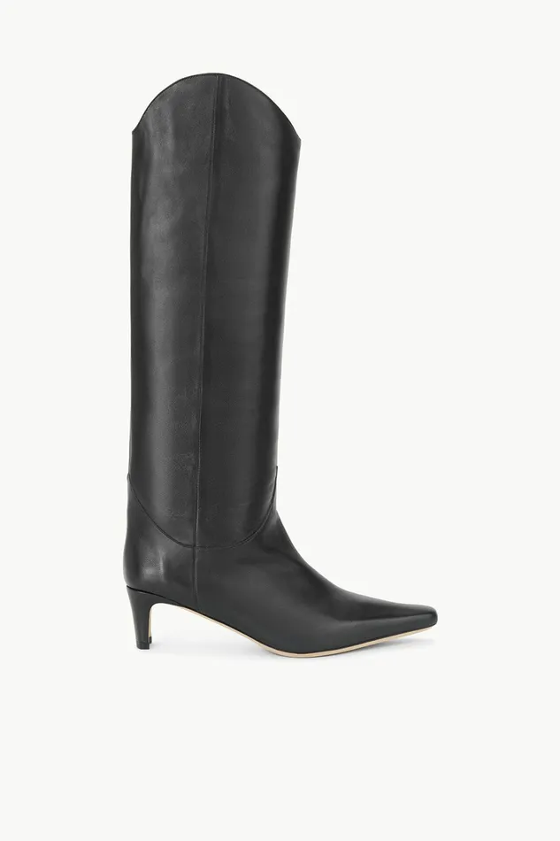 STAUD WESTERN WALLY BOOT Black Women Boots