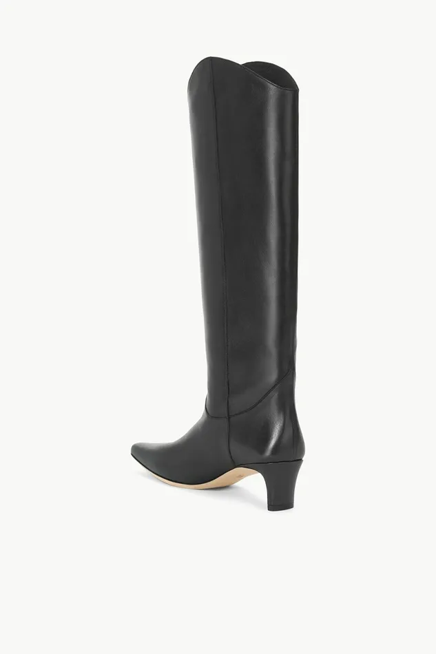 STAUD WESTERN WALLY BOOT Black Women Boots