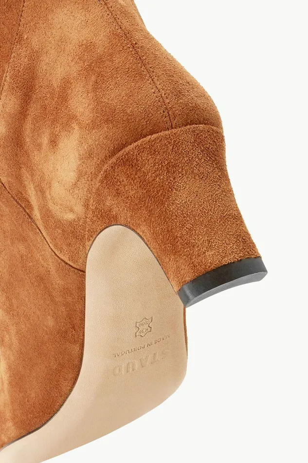 STAUD WESTERN WALLY BOOT Tan Suede Women Boots STAUD WESTERN WALLY BOOT Tan Suede Women Boots