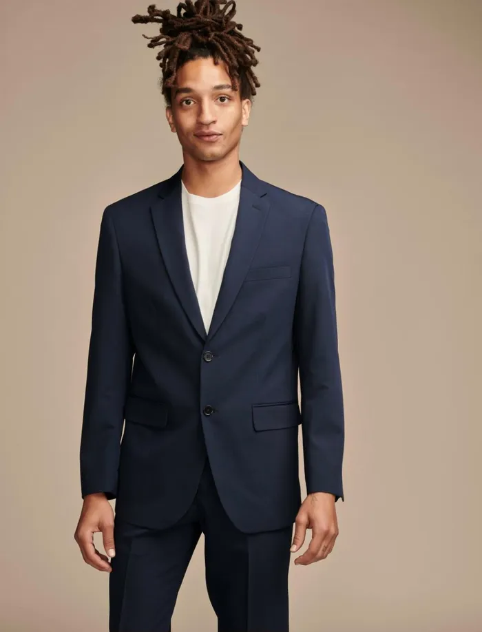 Suit Separate 4Way Stretch Blazer Dark Blue Men Lucky Brand Suit Separates