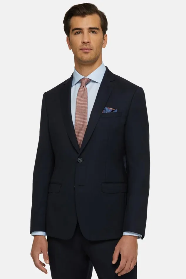 Suits Men Boggi Milano Micro Structured Wool Suit Style London Navy Blue Suits Men Boggi Milano Micro Structured Wool Suit Style London Navy Blue