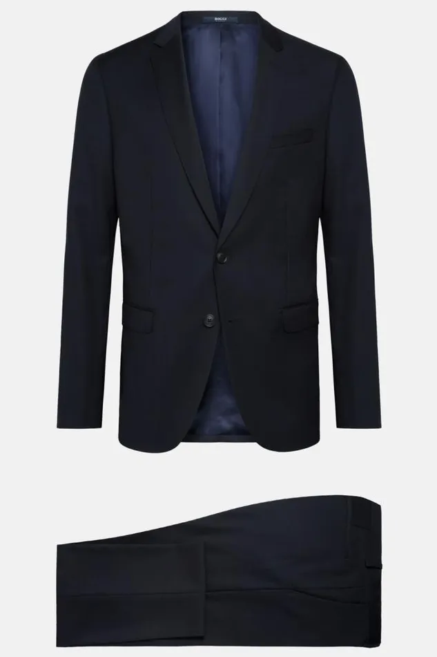Suits Men Boggi Milano Micro Structured Wool Suit Style London Navy Blue Suits Men Boggi Milano Micro Structured Wool Suit Style London Navy Blue