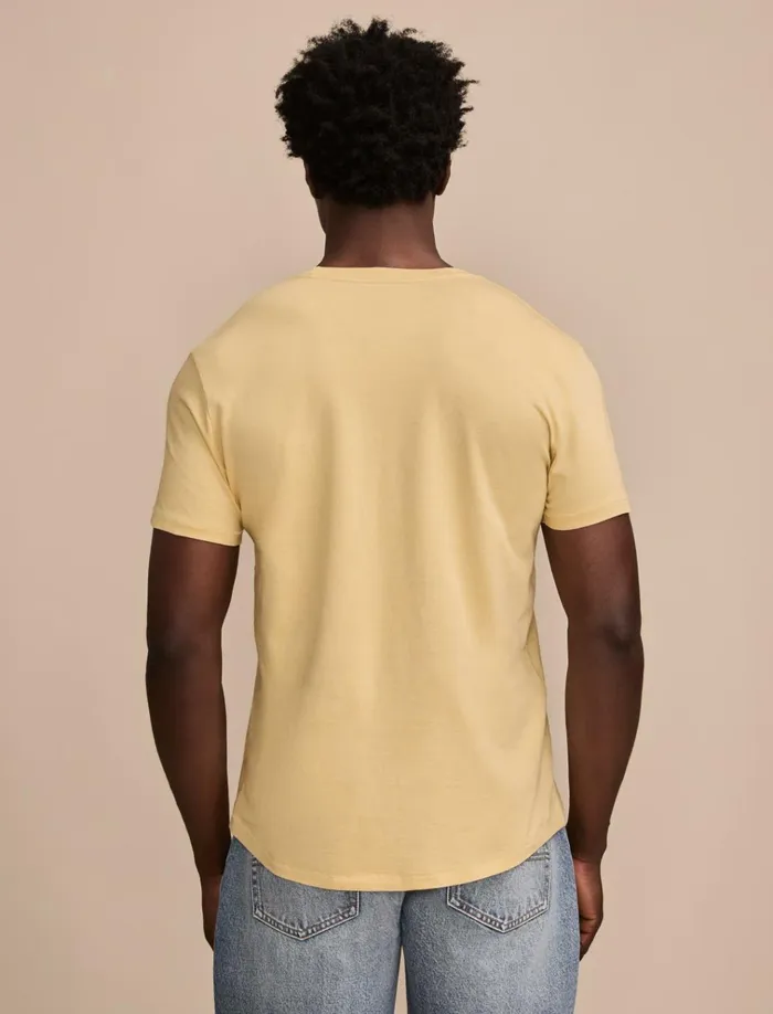 Supima Short Sleeve Crew Gravel Men Lucky Brand Shirts and Tops