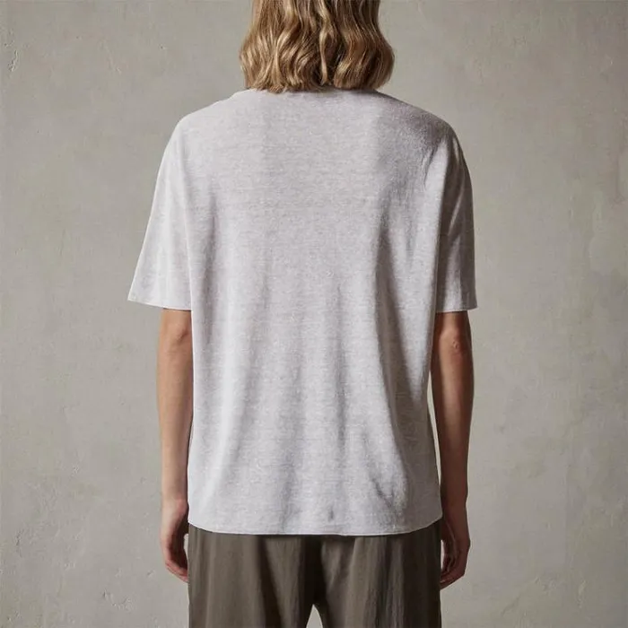 Sweaters Women James Perse Dunes Linen Crew Whitenatural