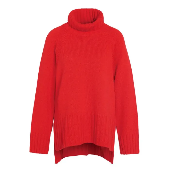 Sweaters Women Orvis Barbour Norma Knit Sweater Blaze Red