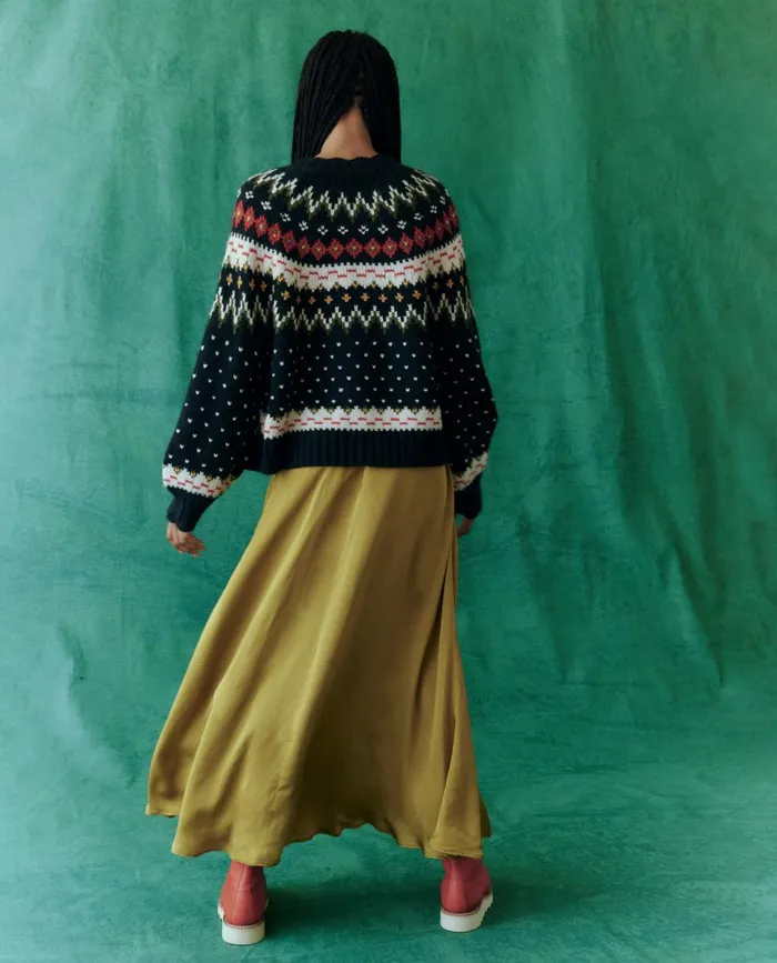 Sweaters Women The Great The Ice Rink Cardigan Festive Fair Isle