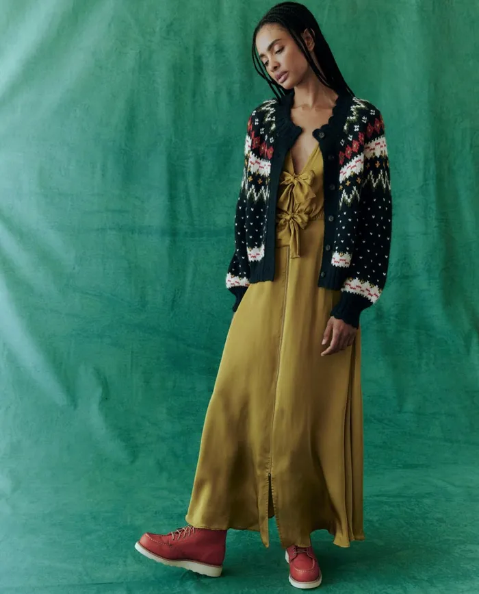 Sweaters Women The Great The Ice Rink Cardigan Festive Fair Isle