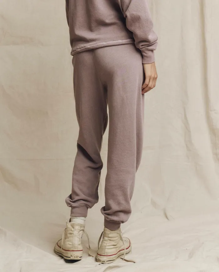 Sweatpants Women The Great The Cropped Sweatpant Solid Quartz
