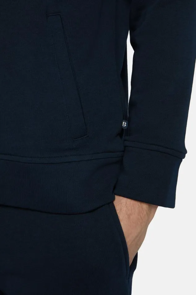 Sweatshirts And Joggers Men Boggi Milano Cotton Mixed Hoodie Sweater Navy Blue Sweatshirts And Joggers Men Boggi Milano Cotton Mixed Hoodie Sweater Navy Blue