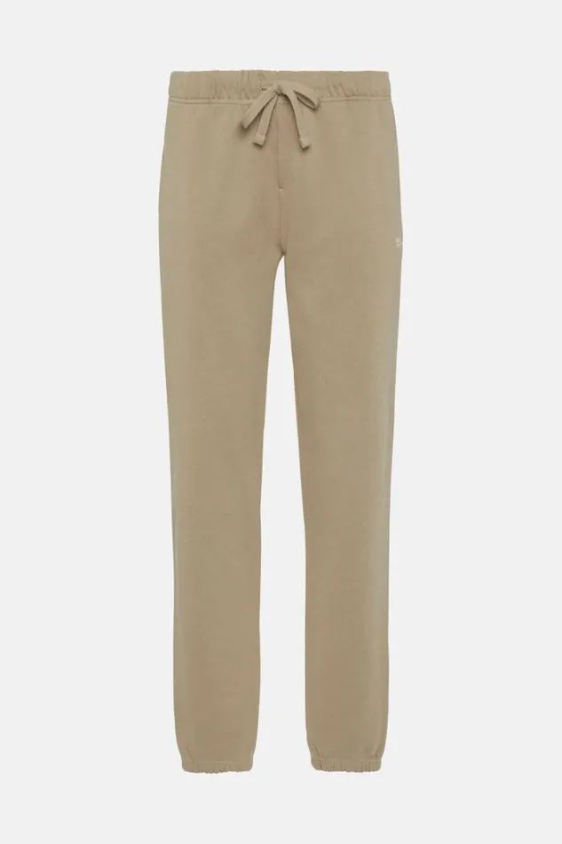 Sweatshirts And Joggers Men Boggi Milano Stretch Mixed Cotton Trousers Beige